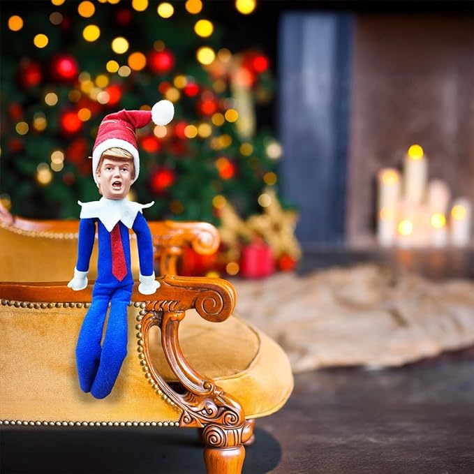 Suit Donald Elf 35cm Christmas Elf Decoration — The Donald Christmas Elves Ornaments for Supporters and Patriotic Americans | The #1 2025 Gifts