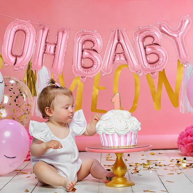 52 Pcs Pink Letter Balloons,16 Inch Foil Alphabet Letter Balloons,Letter A-Z Balloon Banner Custom Phrase Balloon for Birthday Party Wedding Anniversary Decoration (Pink 52pcs)
