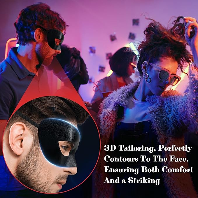 Exlinonline Lace Masquerade Mask Elastic,Fit for Adult,Soft Gentle Material,Specially For Costume,Thememed Party