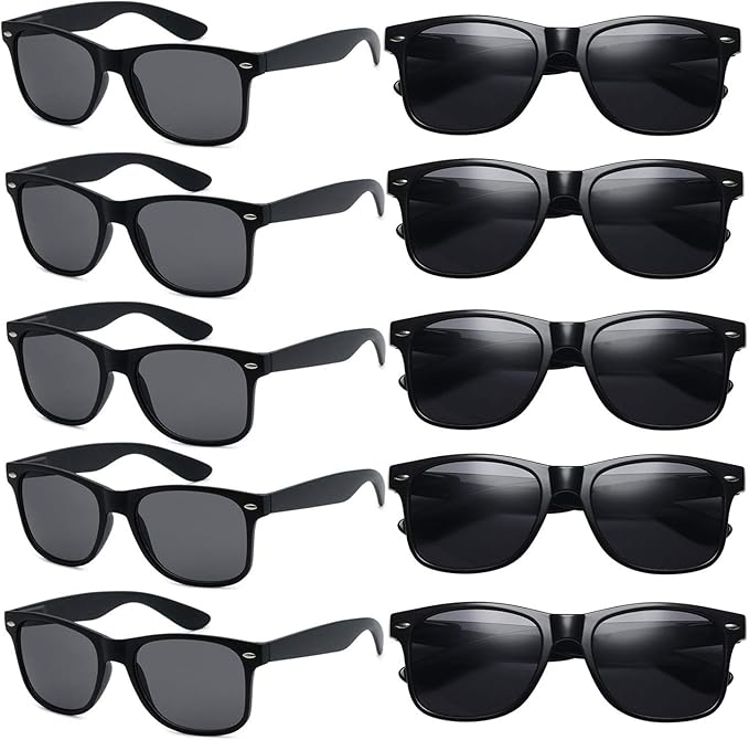 Eyegla Sunglasses Bulk Adults Party Sunglasses 80s Glasses Shades for Party Favors 8/10/20/30Pack