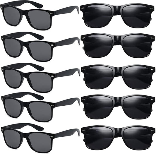 Eyegla Sunglasses Bulk Adults Party Sunglasses 80s Glasses Shades for Party Favors 8/10/20/30Pack