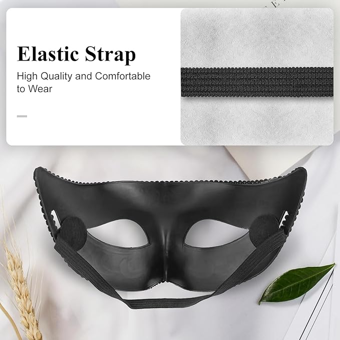 Exlinonline Lace Masquerade Mask Elastic,Fit for Adult,Soft Gentle Material,Specially For Costume,Thememed Party