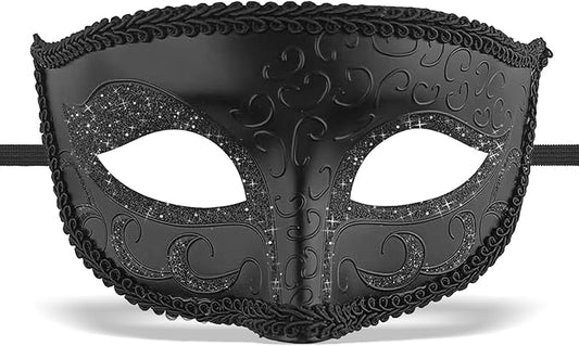 Exlinonline Lace Masquerade Mask Elastic,Fit for Adult,Soft Gentle Material,Specially For Costume,Thememed Party