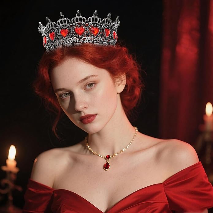 Queen Crown Rhinestone Wedding Crowns and Tiaras for Women Costume Party Hair Accessories Princess Birthday Crown Crystal Bridal Crown
