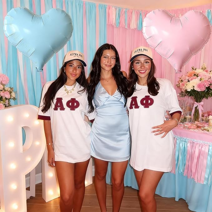 Pink Blue Heart Balloons,24Inch Large Pink Heart Foil Balloons for Valentine's Day Birthday Wedding Baby Shower Anniversary Party Decorations