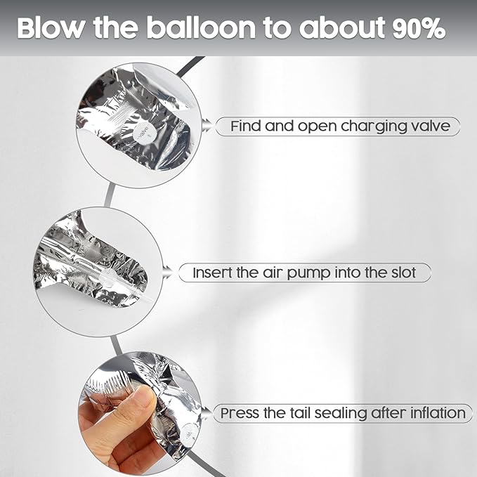2026 Balloon - Silver Birthday Number Balloons, 40 Inch Large Foil Balloons for Men Women Boys Girls Silver Themed Birthday Decorations，Number 2026 Balloon