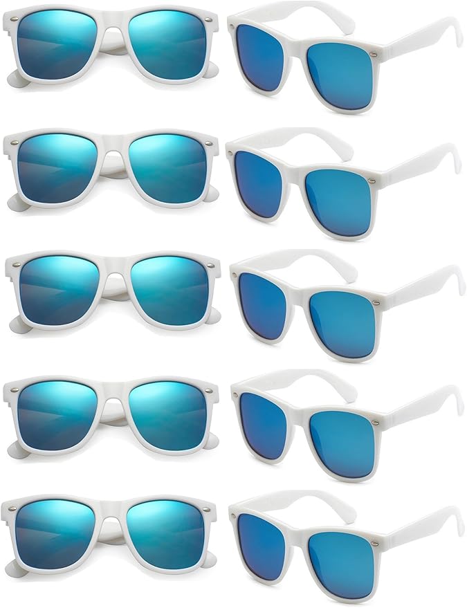 Eyegla Sunglasses Bulk Adults Party Sunglasses 80s Shades Eyewear Party Favors Glasses 10/20 Pack