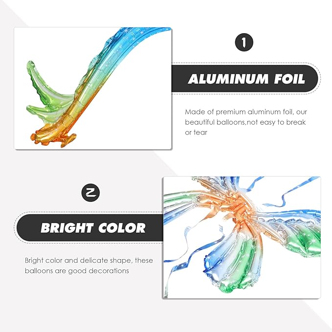 SUPVOX Butterfly Wing Bow Arrow Balloons Party Decoration Supplies for Birthday Cosplay Photography Props Bright Color DIY Crafting Kit