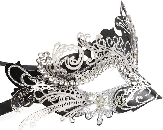 Coddsmz Couple Masquerade Mask Set - Venetian & Mardi Gras Mask for Women & Men