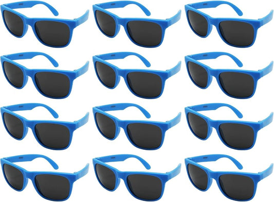 EDGEIWEAR 80s Neon Party Sunglasses for Adult Party Favors with CPSIA certified-Lead(Pb) Content Free