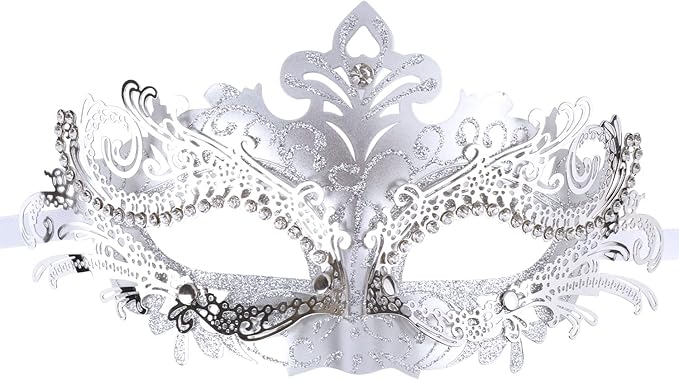 Coddsmz Couple Masquerade Mask Set - Venetian & Mardi Gras Mask for Women & Men