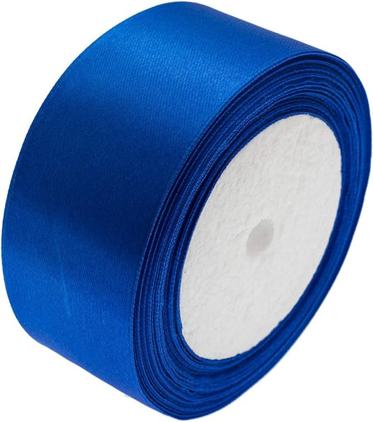 ATRBB 25 Yards 1-1/2 inch Wide Satin Ribbon Perfect for Wedding,Handmade Bows and Gift Wrapping(Royal Blue)