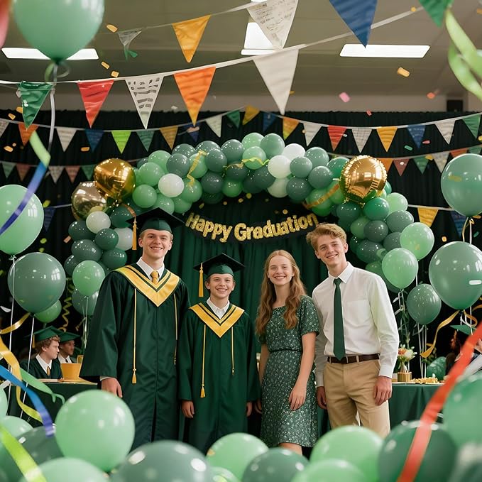 KAWKALSH Sage Green Balloon 12 Inch, 110pcs Latex Party Balloons Helium Bright Color for Birthday Baby Shower Wedding Party Supplies Arch Garland Decoration