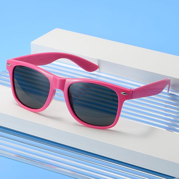 Pibupibu Neon Colors Party Favor Supplies Unisex Sunglasses Pack of 8