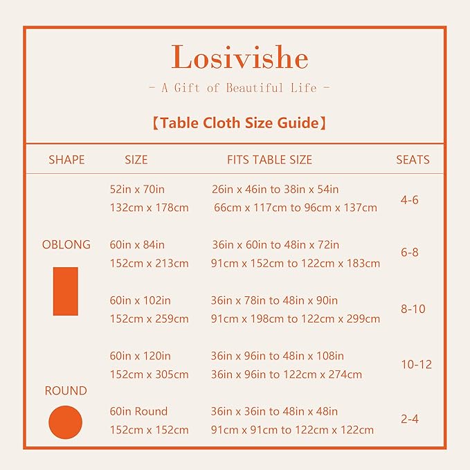 French Tablecloth Waterproof, Kumquat and Oriole Vintage Style Print – Stain Resistant, Washable Fabric Table Cover for Dining, Kitchen, Party, Vibrant Nature-Inspired Home Decor, W52 x L70