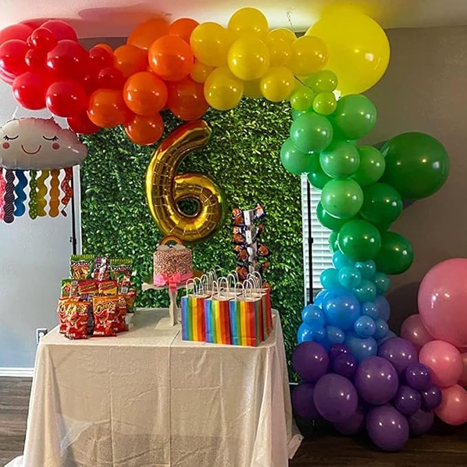 40 inch Gold Number Balloon Giant Foil Helium Balloons Gold Number 6 Balloon for 6th Birthday Party Anniversary Decorations Supplies