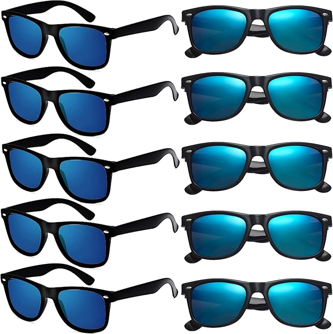 Eyegla Sunglasses Bulk Adults Party Sunglasses 80s Glasses Shades for Party Favors 8/10/20/30Pack