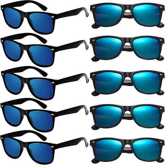 Eyegla Sunglasses Bulk Adults Party Sunglasses 80s Glasses Shades for Party Favors 8/10/20/30Pack