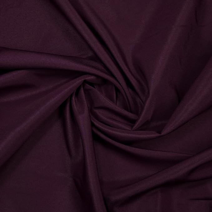 Gee Di Moda Fitted Tablecloth - 48 x 30 Inch Eggplant Fitted Table Cloth for 4 Foot Rectangle Table - Heavy Duty Washable Fabric - for 4 Ft Buffet Table Holiday Party Dinner Wedding & Trade Show
