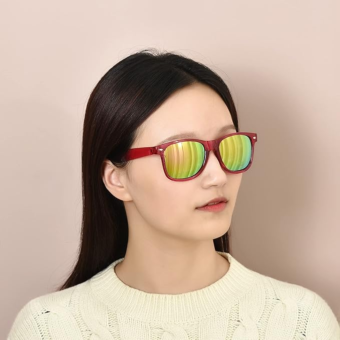 Fsmiling Neon Sunglasses Bulk Adult Party Sunglasses 80s Glasses Shades for Men Women Party Favors-15Pack,UV Protection