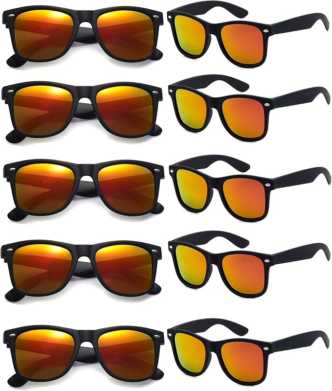 Eyegla Sunglasses Bulk Adults Party Sunglasses 80s Shades Eyewear Party Favors Glasses 10/20 Pack