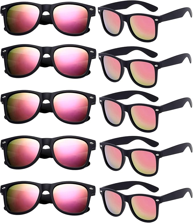 Eyegla Sunglasses Bulk Adults Party Sunglasses 80s Shades Eyewear Party Favors Glasses 10/20 Pack
