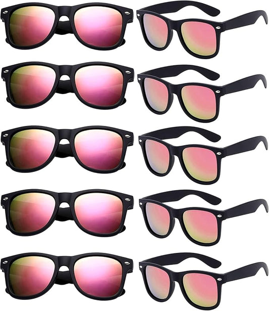 Eyegla Sunglasses Bulk Adults Party Sunglasses 80s Shades Eyewear Party Favors Glasses 10/20 Pack