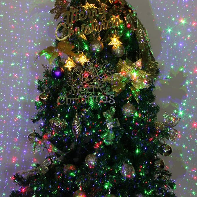 Laser Projector Lights Outdoor Christmas 3 Color Firefly Garden Laser Lights for Home Garden Holiday Decoration