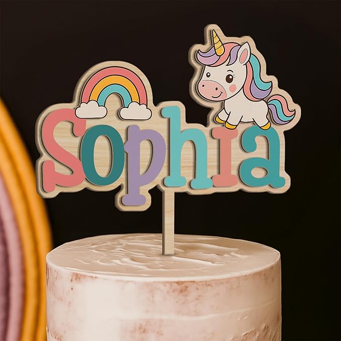 Custom Name Cake Topper, Baby shower Decorations, Baby Shower Cake Sign, Birth Announcement, Gender Reveal Party Cake Decorations, Baby 1st Birthday Decoration (Baby Cake Topper)