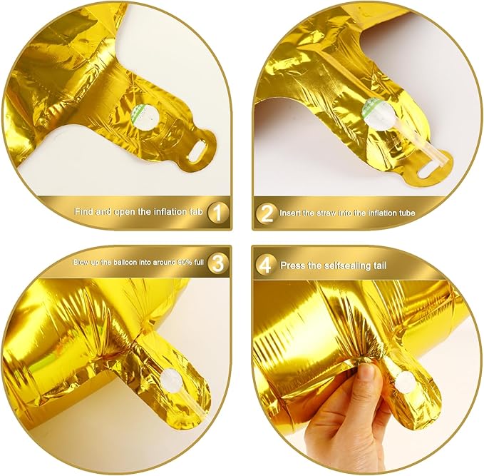 Gold Mylar Number 13 Balloon 40 inch, Number 13 Birthday Balloon for Boy Girl, Gold Foil 13 Balloon for 13 Birthday Party, Anniversary Celebration Number Balloons Decorations