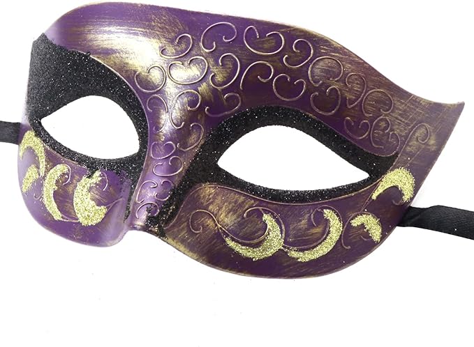Coddsmz Couple Masquerade Mask Set - Venetian & Mardi Gras Mask for Women & Men