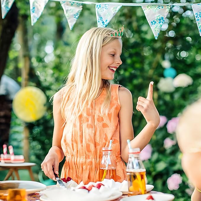 CAVETEE Crown and Tiara for Women, Princess Tiara Heart Crown Happy Birthday Decorations for Party Pageant Hair Accessory