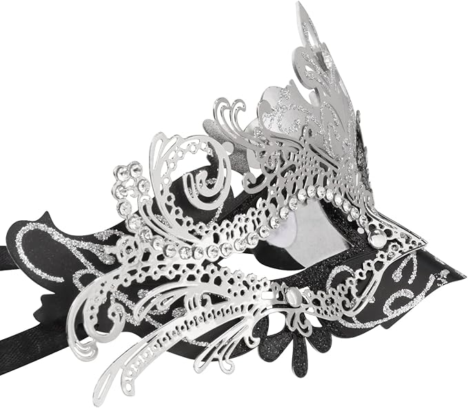 Coddsmz Couple Masquerade Mask Set - Venetian & Mardi Gras Mask for Women & Men