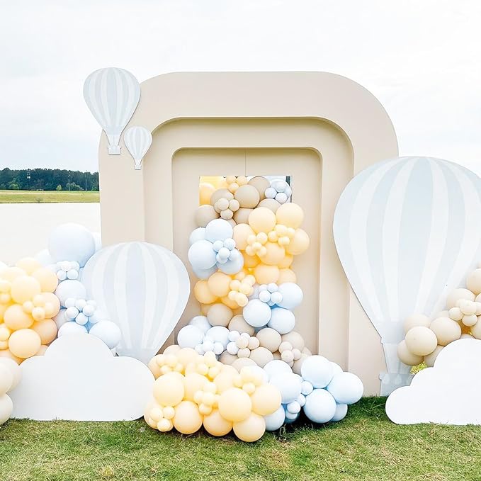 Nude Balloons 12 Inch, 100 Pack Beige Balloon Retro Apricot Neutral Latex Balloons Matte Tan Cream Blush Peach Helium Balloons for Boho Birthday Wedding Baby Bridal Shower Party Decorations