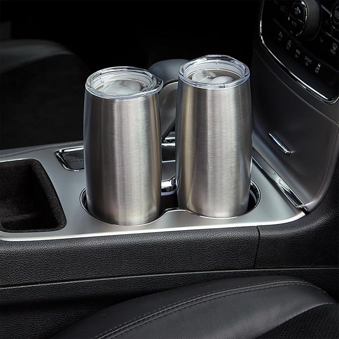 SNOWFOX Premium Vacuum Insulated Stainless Steel Beer Glass With Lid, Home Bar Accessories, Elegant Bartending, Lightweight Pint Glasses, Sleek Drinkware, Frosty Beverages Stay Cold, 23.9oz