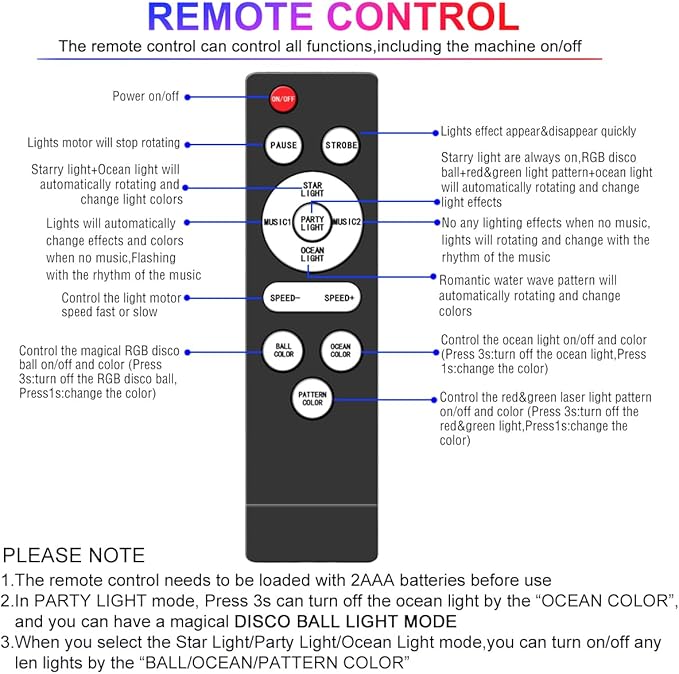 Disco Lights Disco Ball, Sound Activated Party Light with Roating Disco Ball,Star Projector,Ocean Light and Laser Lights for Party DJ KTV Club Wedding Festivals Stage Dancing Christmas