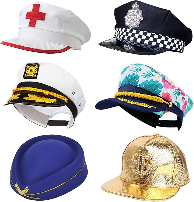 12 Assorted Funny Hats Dress Up Costume Hats Crazy Party Hat Photo Booth Props Hatss for Teen Adult