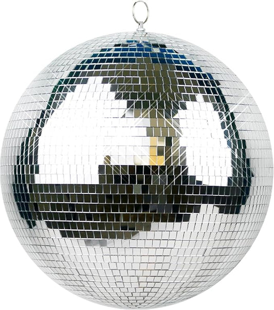 Disco Ball 12-Inch – Large Hanging Mirror Ball Disco Ball Decor for Disco Party Decorations, Weddings, Events, Disco Christmas Decor, and Home Celebrations