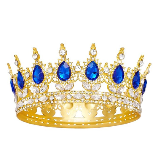 Queen Crown Rhinestone Wedding Crowns and Tiaras for Women Costume Party Hair Accessories Princess Birthday Crown Crystal BridalCrown