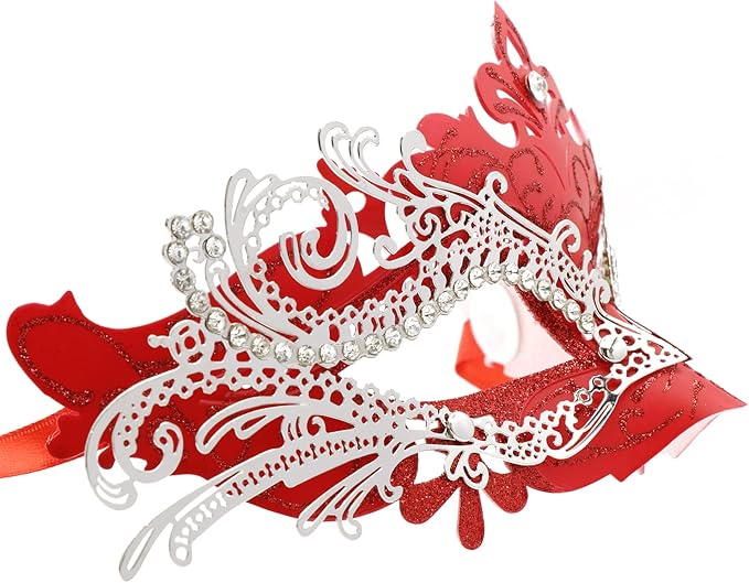 Coddsmz Couple Masquerade Mask Set - Venetian & Mardi Gras Mask for Women & Men