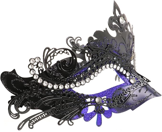 Coddsmz Couple Masquerade Mask Set - Venetian & Mardi Gras Mask for Women & Men