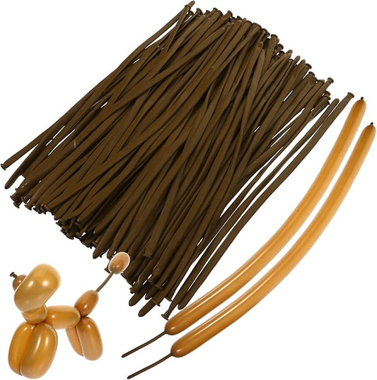 BESPORTBLE 100pcs Long Twisting Balloons DIY Modelling Balloons Kit for Party Decorations Festival Birthday Wedding Supplies