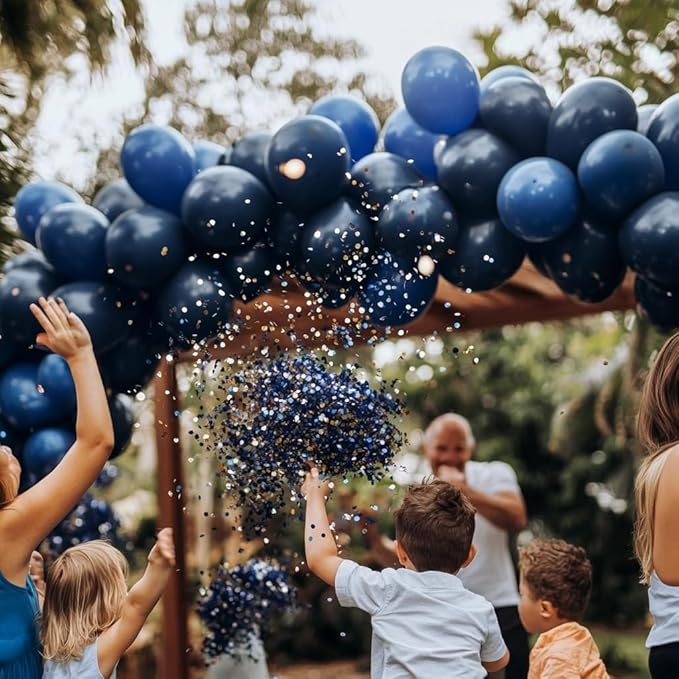 Navy Blue Balloons, 60 PCS 12 Inch Thickened Latex Balloons for Birthday Party Decoration, Graduation, Wedding, Baby Shower, Anniversary, Engagement and Balloon Garlands