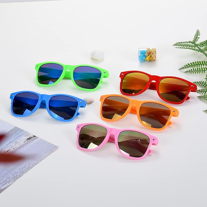 Eyegla Sunglasses Bulk Adults Party Sunglasses 80s Glasses Shades for Party Favors 8/10/20/30Pack