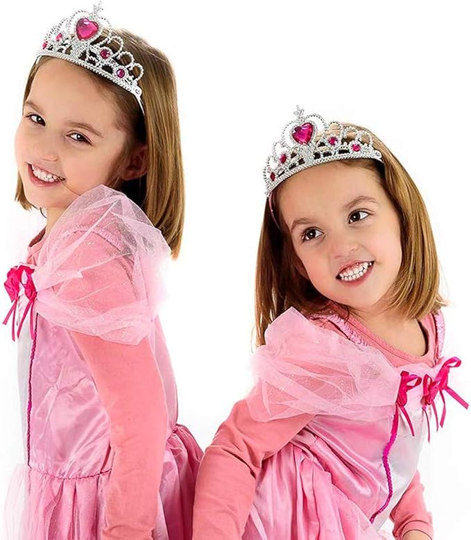 Princess Tiara Crown Headpieces, Dress Up Set for Little Girls, Kids Play Jewelry, Costume Accessories,Kids Party