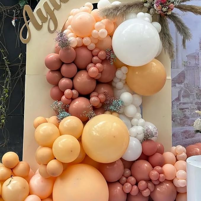 Dusty Pink Purple Balloons Arch Yellow White Balloon Groovy Theme Birthday Party Decorations Pastel Purple Beige Latex Helium Balloons Flower Disco Party Decor Wedding Baby Shower