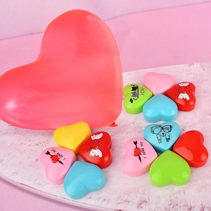 Small Pull Back Toy Cars Set,Mini Racing Vehicles for Holiday Birthday Party Favors,Goodie Bag Stuffers,Classroom Prizes,Bulk Toys for Kids,Girls,Boys(Valentine Day Heart Shape I Love You Gift)12 Pack