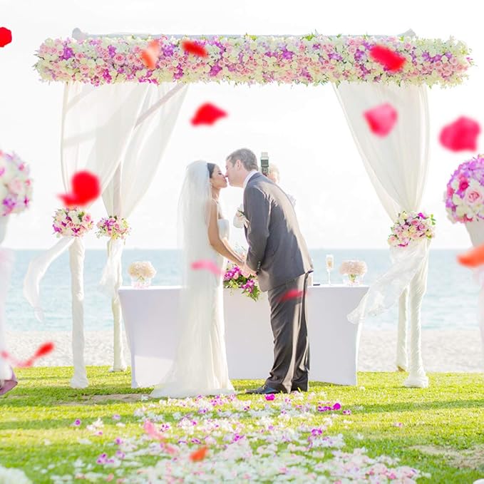 4500 Pack White Rose Petals,Artificial Roses Flower Petals for Romantic Night,Valentine's Day and Weddings