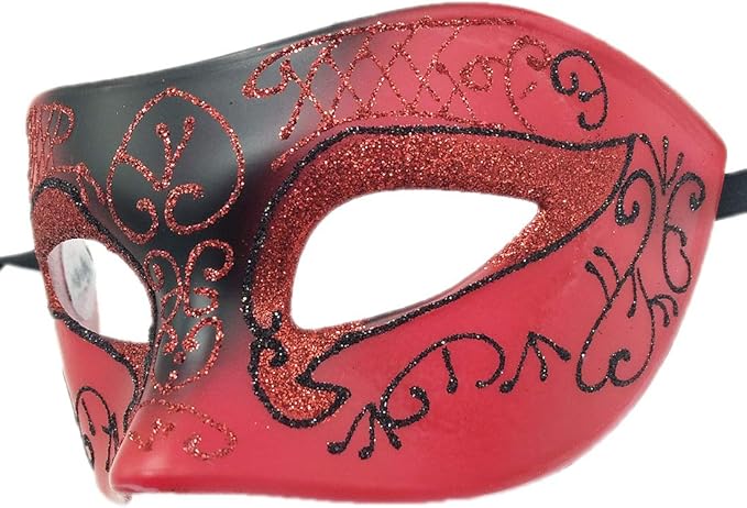 Coolwife Couples Masquerade Masks Metal Venetian Mardi Gras Party Evening Prom Costume Mask
