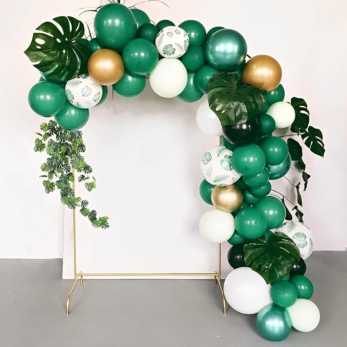 Dark Green Balloons, 66pack 12inch Green Latex Party Balloons for Birthday, Graduation, St. Patrick's Day, Christmas, Baby Shower, Dinosaur Party, Anniversary Party Decorations